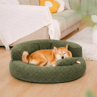 DREAMTAIL – Donut Pet Bed with Pillow for Everyday Comfort
