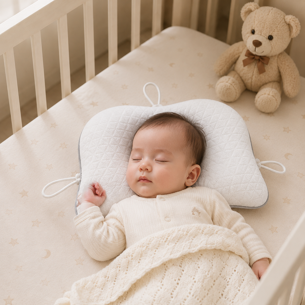 SLEEPTOTS – Supportive Baby Pillow for Everyday Relaxation