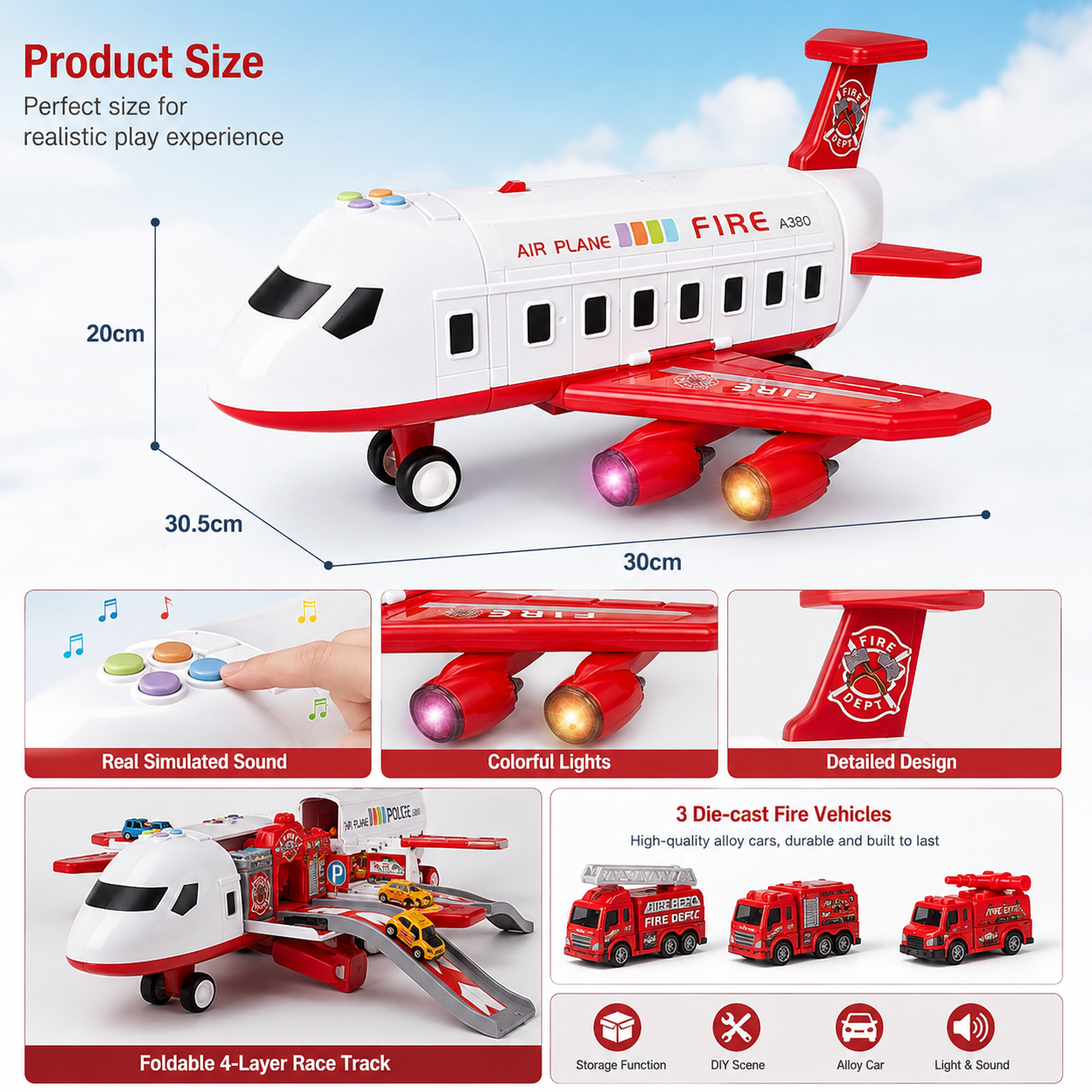 SKYROVER – Playset – Imaginative Air Travel Adventure Kit