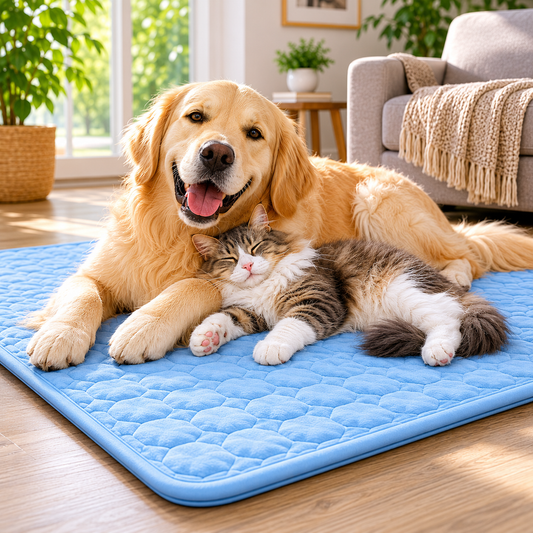 CHILLPAWS MAT – Extra Large Cooling Pet Bed for Dogs & Cats