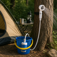CAMPFLOW – Outdoor-Duschset für Wandern, Camping und Strandtage