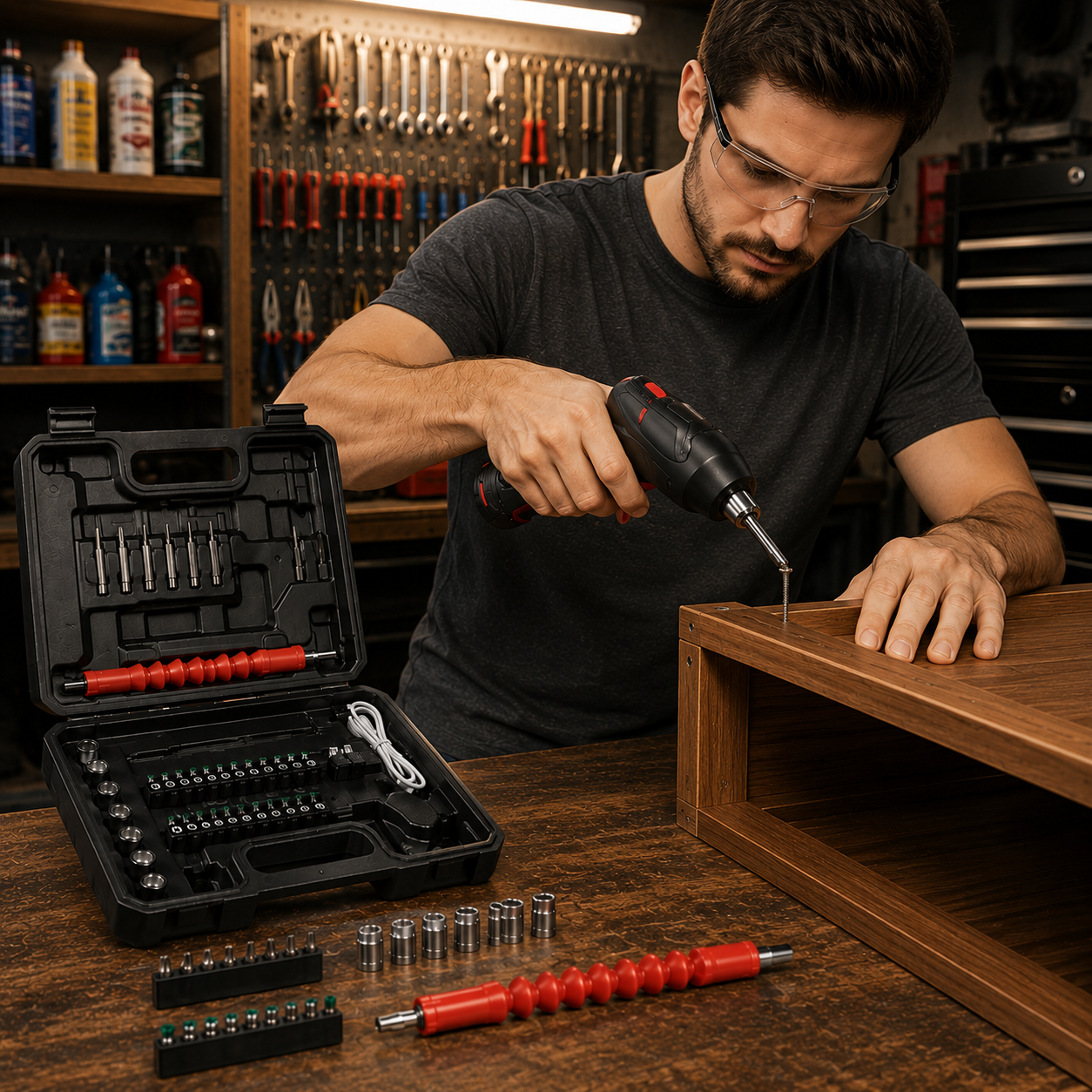 TOOLMAX – Cordless Driver Set for Home Improvement and Assembly