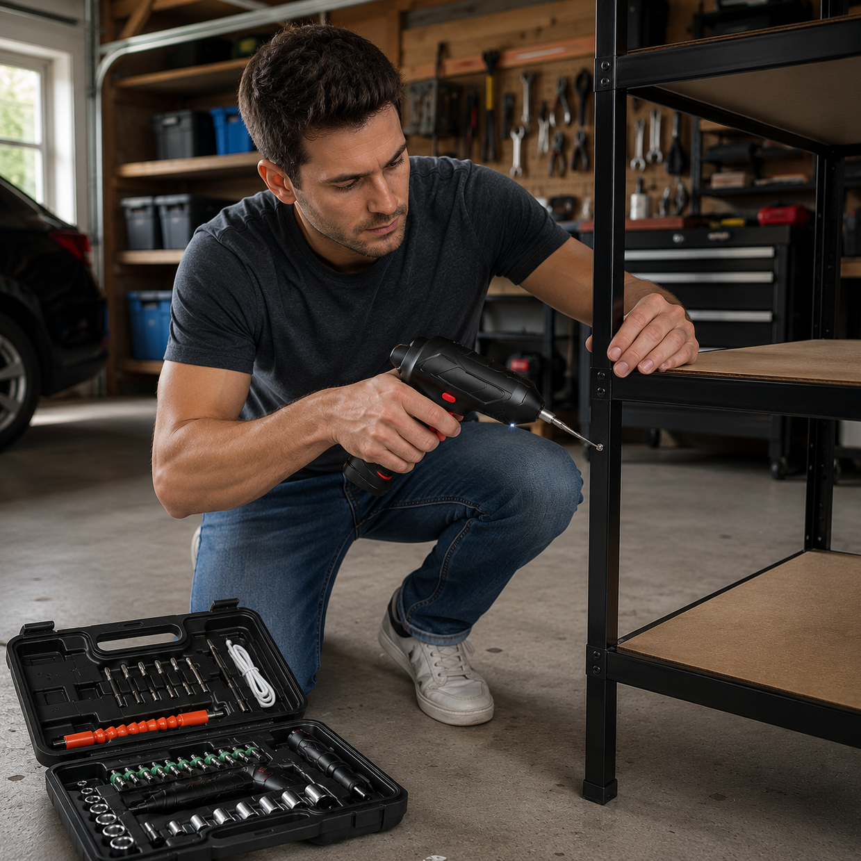 DRIVEPRO – Cordless Screwdriver Kit for Everyday Repairs and Assembly
