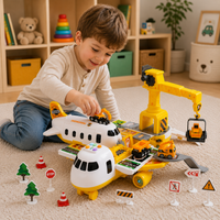 PLAYFLIGHT – Airplane and Transport Toy Set for Kids Exploration