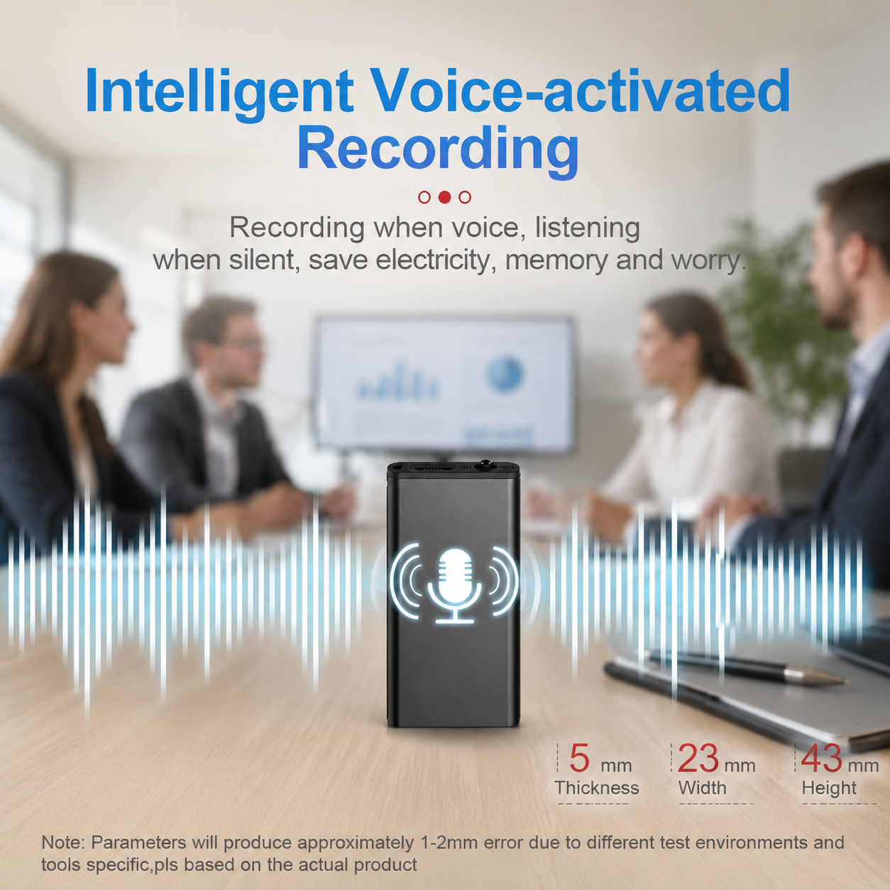 RECORDMORA – Portable Dictation Device with 32GB Storage