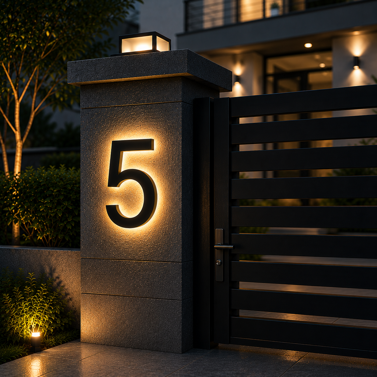 GLOWADDRESS – Illuminated House Numbers for Stylish Entryways