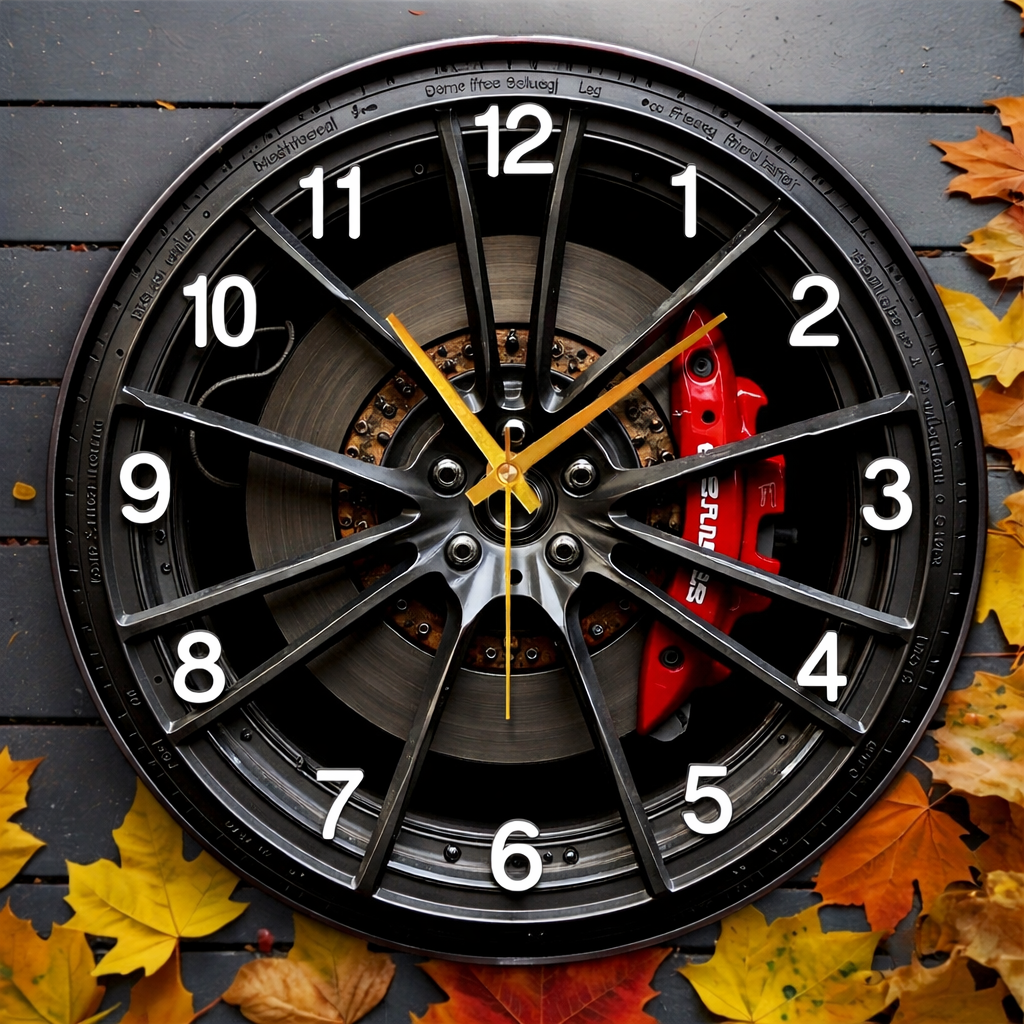 AUTODIAL – Modern Car-Themed 2D Wall Clock for Enthusiasts