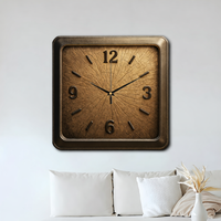 WOODTIME – Solid Wood Minimalist Square Wall Clock