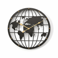 IRONLUXE – 40CM Openwork 2D Metal Wall Clock
