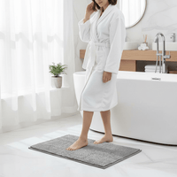 Chenille Bath Mat - Non-Slip, Soft & Absorbent Bathroom Rug for Comfort 1
