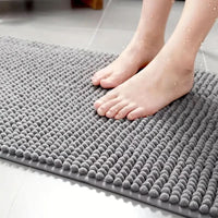 Chenille Bath Mat - Non-Slip, Soft & Absorbent Bathroom Rug for Comfort 4