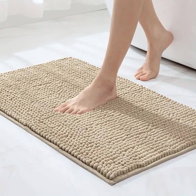 Chenille Bath Mat - Non-Slip, Soft & Absorbent Bathroom Rug for Comfort 7