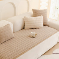 Chic Thick Plush Sofa Cover - Soft, Scratch-Resistant Couch Slipcover for Dogs 3