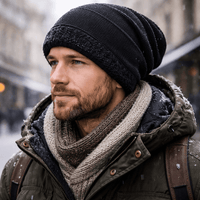 Chillia - Cozy Slouchy Beanie Hat with Fleece Lining for Winter Comfort 0