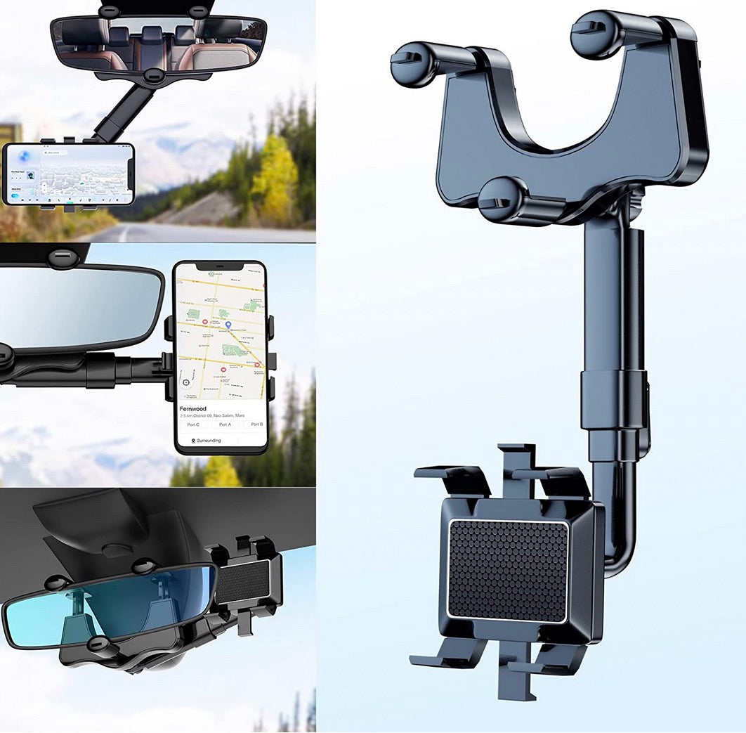 ROADFLOW – Rotating Car Phone Stand for Secure Device Viewing