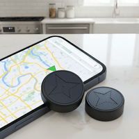 Compact GPS Tracker for Car - Real-Time Vehicle Tracking Device with Magnetic Mount 0