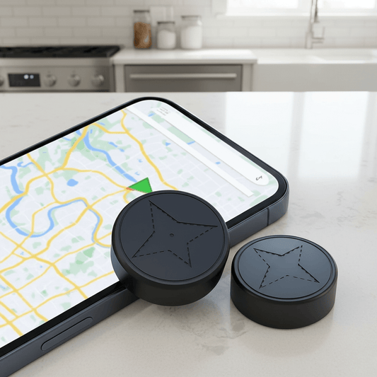 Compact GPS Tracker for Car - Real-Time Vehicle Tracking Device with Magnetic Mount 0