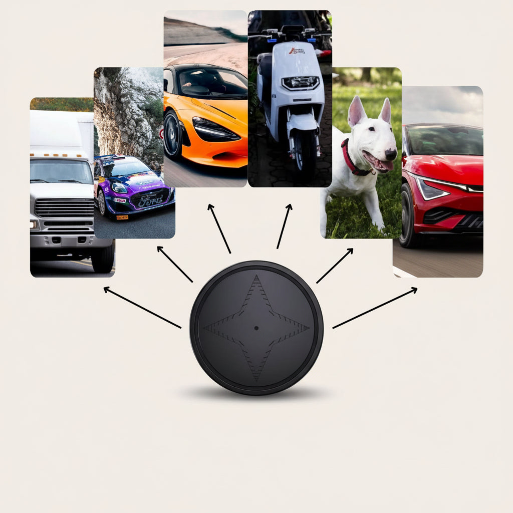 Compact GPS Tracker for Car - Real-Time Vehicle Tracking Device with Magnetic Mount 1