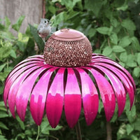 Coneflower Bird Feeder - Durable Metal Design, Weather Resistant, Easy Refilling 1