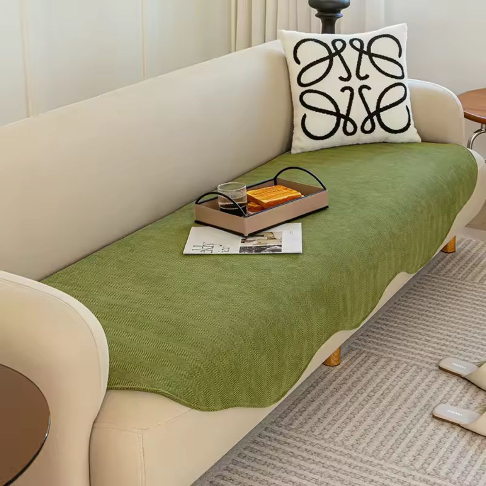 ContourFit - Plush Sofa Cover, Non-Slip Couch Slipcover for All Seasons 1