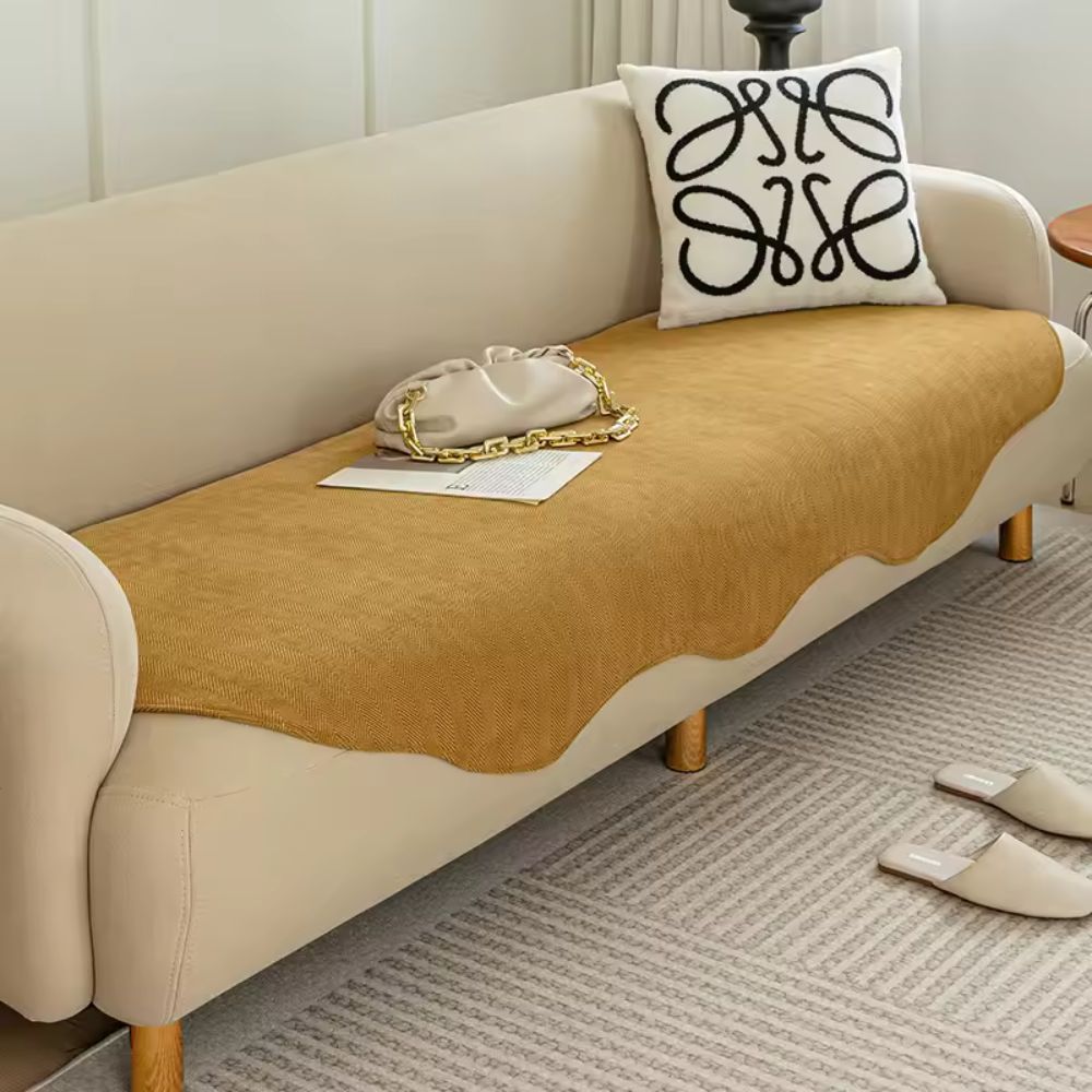 ContourFit - Plush Sofa Cover, Non-Slip Couch Slipcover for All Seasons 6