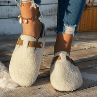 Contrortluxe - Sheep's Wool Slippers with Anti-Slip Sole for Cozy Winter Comfort 1