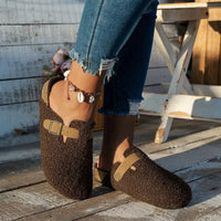 Contrortluxe - Sheep's Wool Slippers with Anti-Slip Sole for Cozy Winter Comfort 5