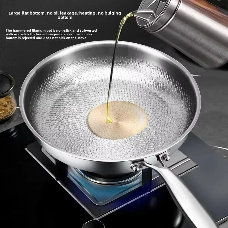 CookVion - Titanium Hammered Non-Stick Frying Pan for Induction Cooking 5
