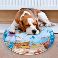 Cooling Dog Mat - 100cm Inflatable Water Pad for Dogs & Cats, Scratch Resistant 2
