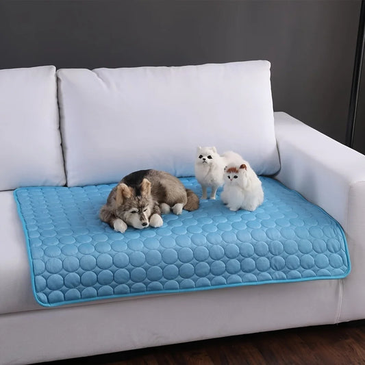 Cooling Dog Mat - Extra Large Cooling Pet Bed for Dogs & Cats, Durable, Easy to Clean 2