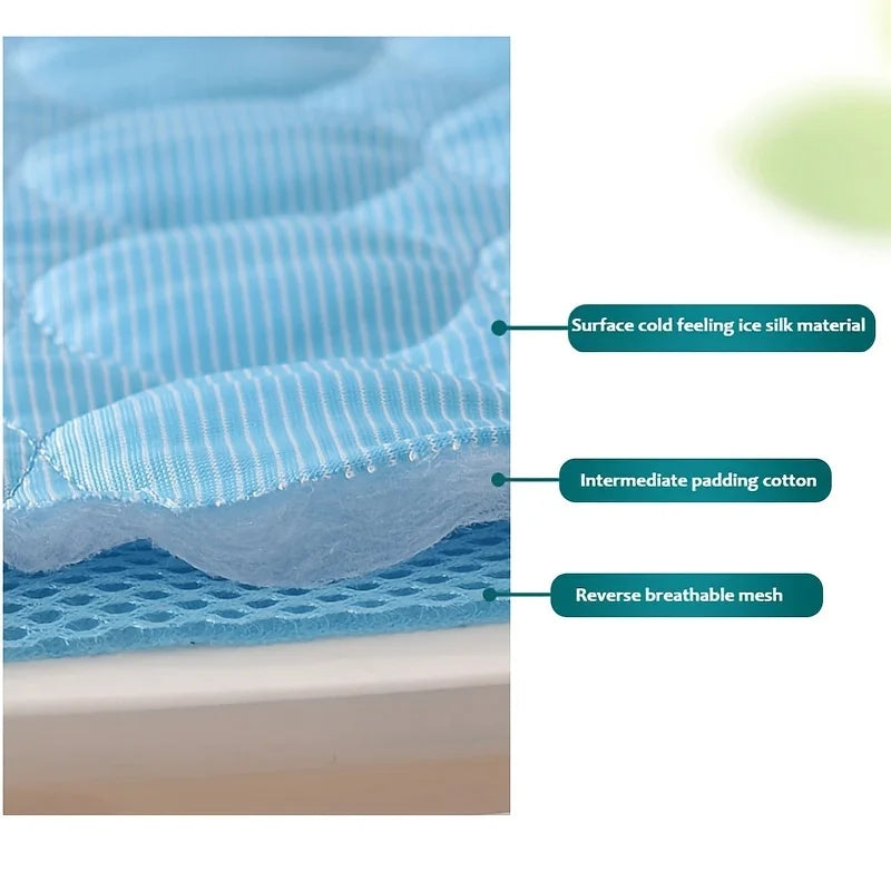 Cooling Dog Mat - Extra Large Cooling Pet Bed for Dogs & Cats, Durable, Easy to Clean 4
