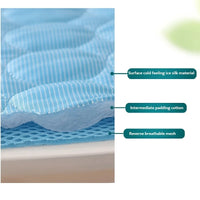 Cooling Dog Mat - Extra Large Cooling Pet Bed for Dogs & Cats, Durable, Easy to Clean 4