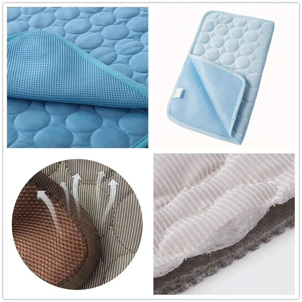 Cooling Dog Mat - Extra Large Cooling Pet Bed for Dogs & Cats, Durable, Easy to Clean 5