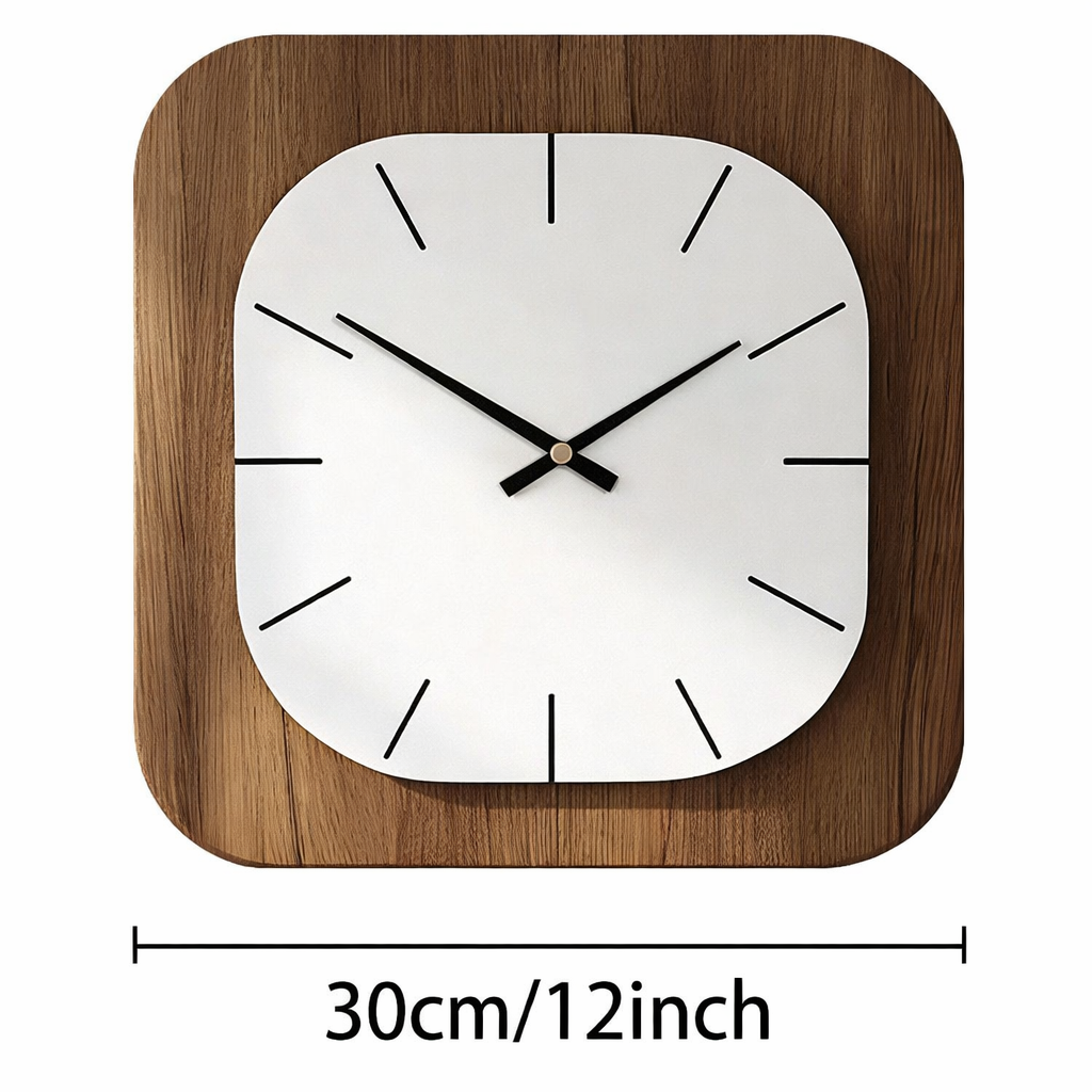 SQUAREWOOD ART – Decorative Wooden Wall Clock