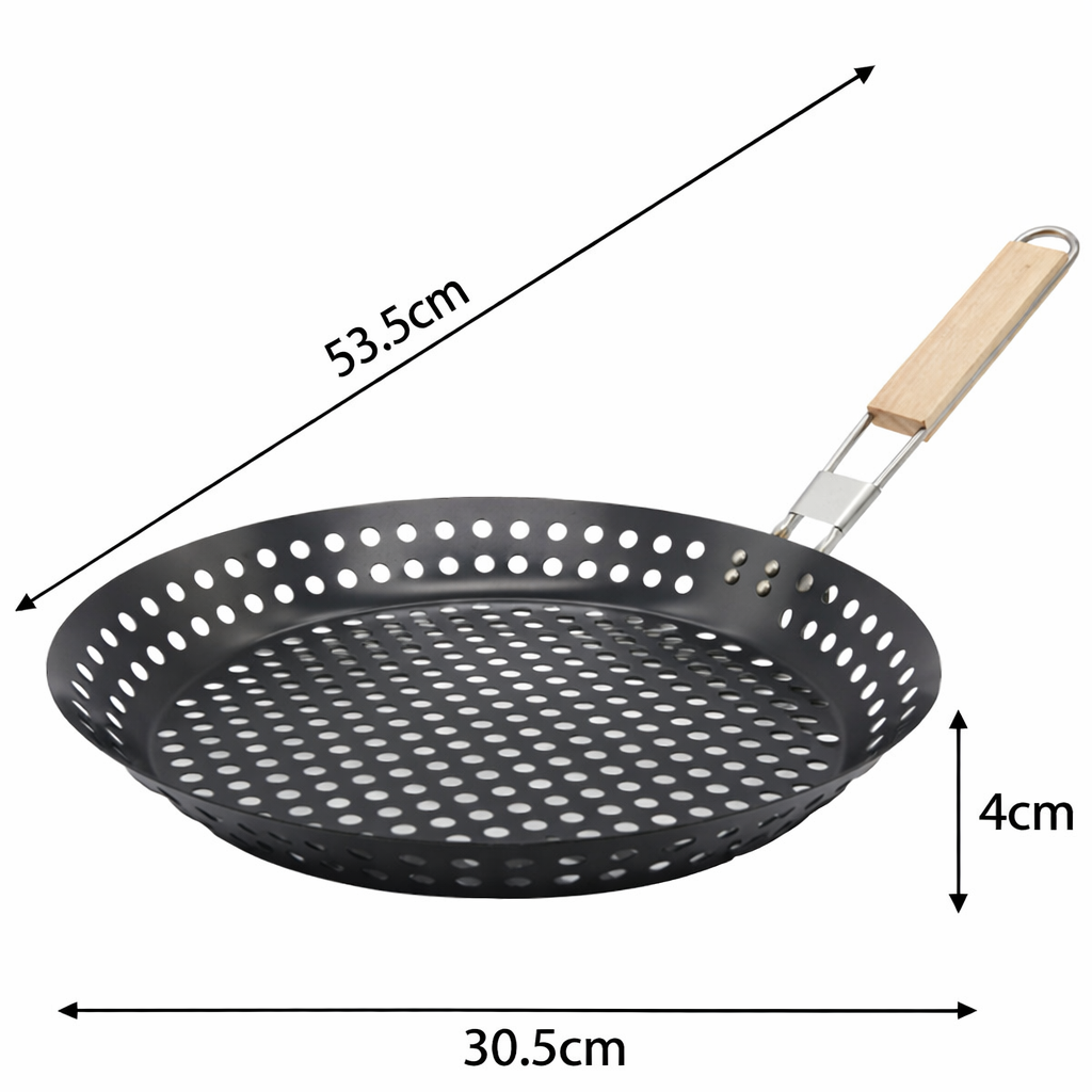 GRILLROUND – Even Heat Outdoor BBQ Pan