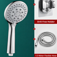 FLOWFORCE – Duschkopf-Set mit 5 Modi und Hochdruck