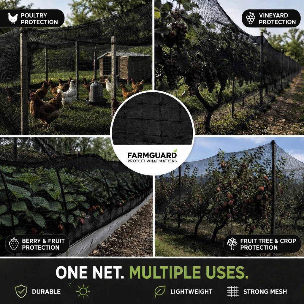 FARMGUARD – Protective Netting for Orchards, Birds & Deer