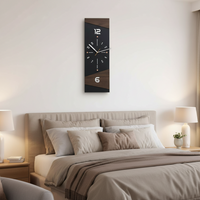 TIMBEREDGE – Modern Wooden Wall Clock with Bold Contrast