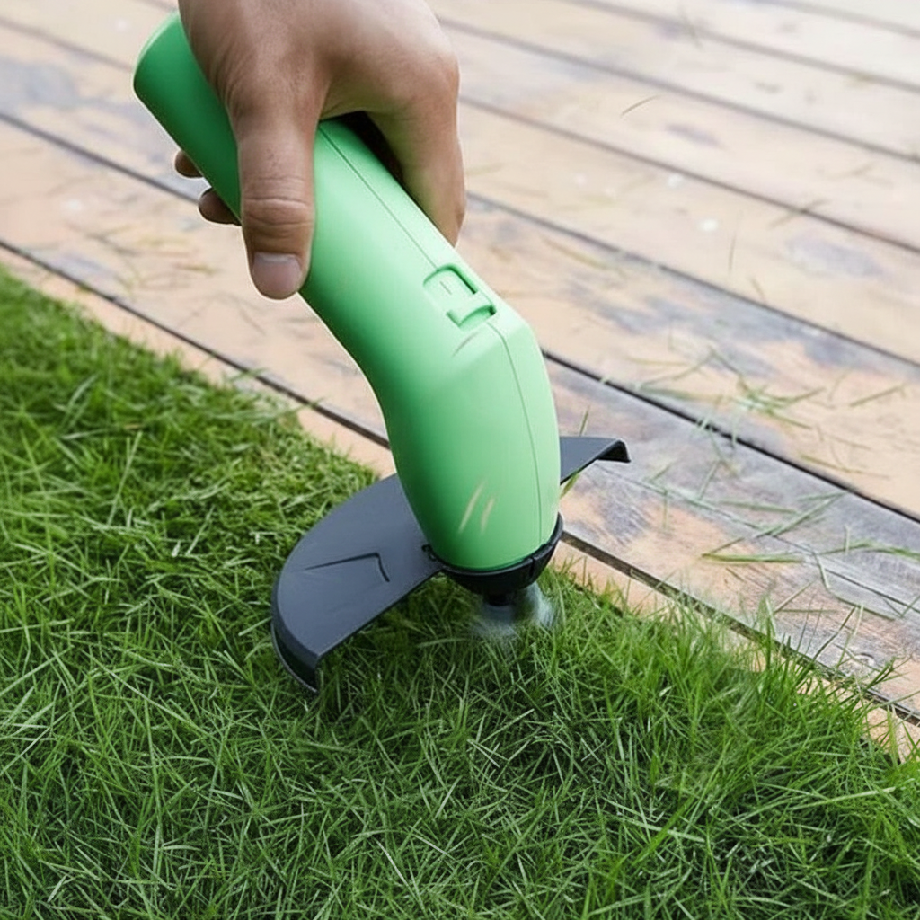 Cordless Mini Weed Trimmer - Lightweight, Efficient Grass Cutter with Adjustable Spacing 2