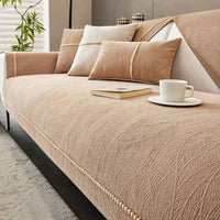 CouchTect - Stylish Linen Couch Cover for Dogs with Non-Slip Backing 6
