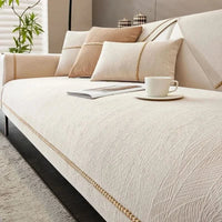CouchTect - Stylish Linen Couch Cover for Dogs with Non-Slip Backing 7