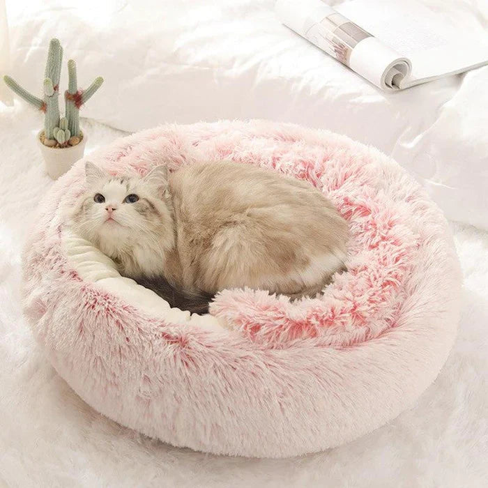 Cozy Cat Bed - Semi-Enclosed Cat Cave with Plush Filling for Ultimate Comfort 3