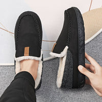 Cozy Comfort - Men's Warm Synthetic Wool Loafers for Home Use in Winter 4