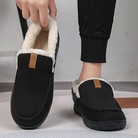 Cozy Comfort - Men's Warm Synthetic Wool Loafers for Home Use in Winter 5