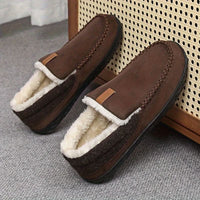 Cozy Comfort - Men's Warm Synthetic Wool Loafers for Home Use in Winter 6