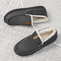 Cozy Comfort - Men's Warm Synthetic Wool Loafers for Home Use in Winter 8