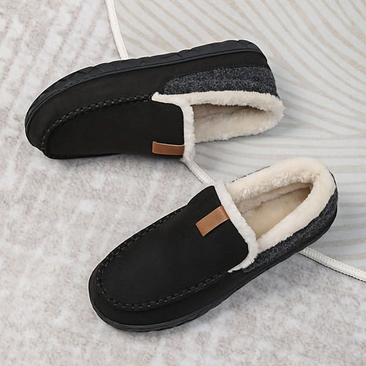 Cozy Comfort - Warm Sheep's Wool Loafers for Ultimate Winter Home Style 0
