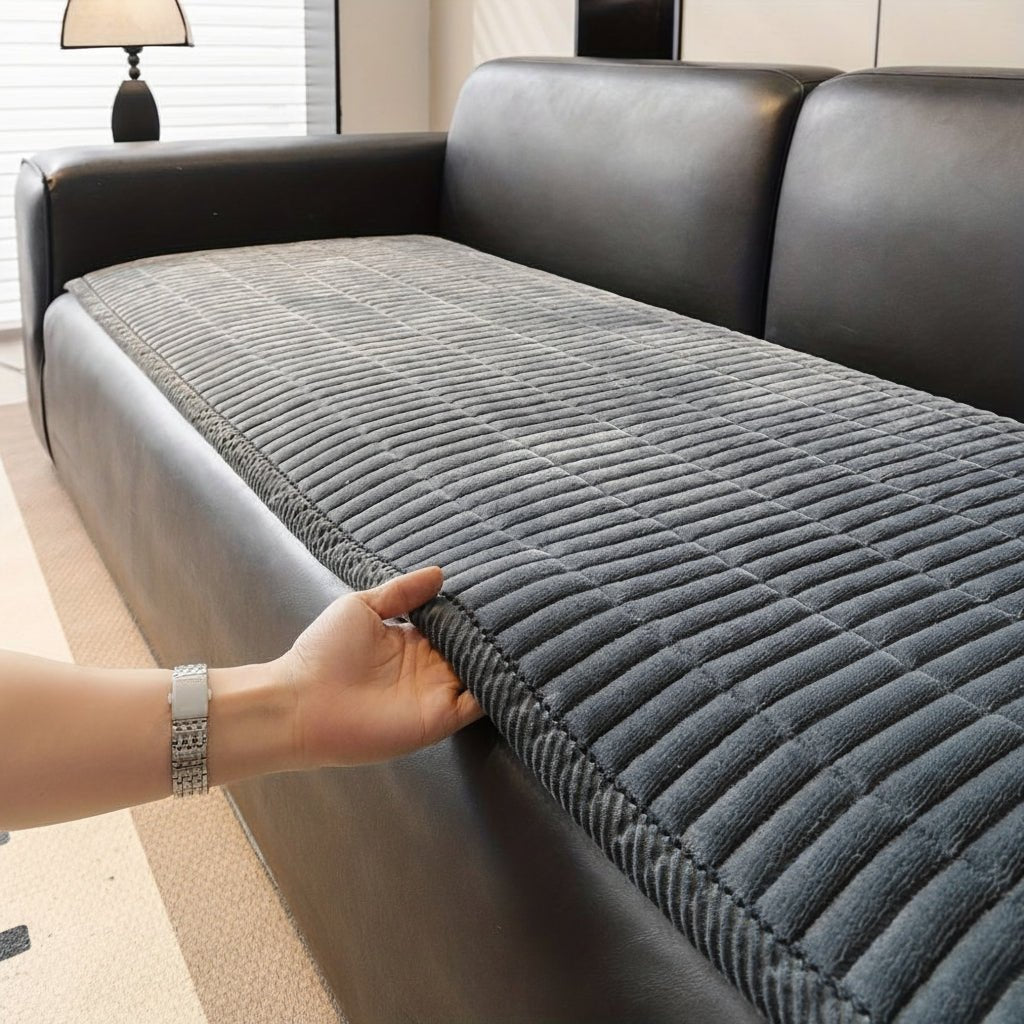 Cozy Quilted Microfiber Sofa Cover - Ultimate Protection & Comfort for Pets 2