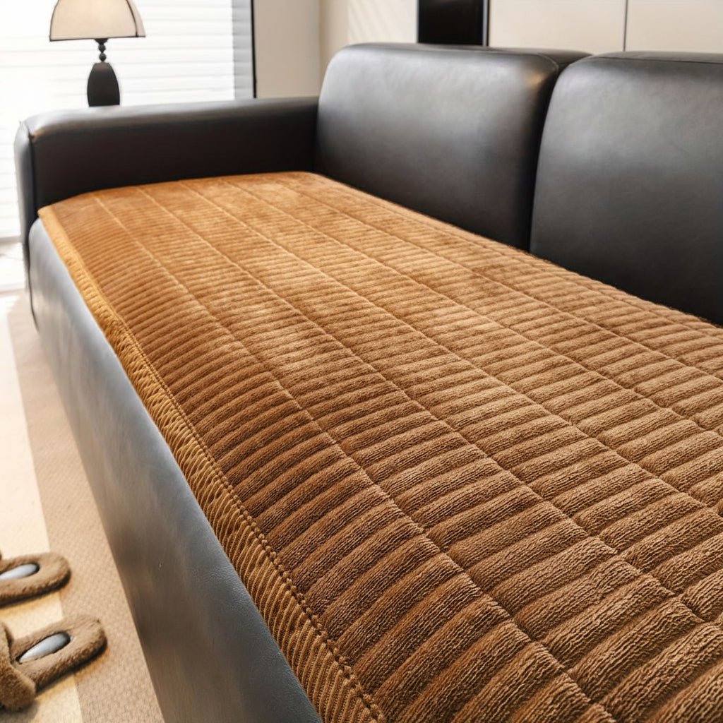 Cozy Quilted Microfiber Sofa Cover - Ultimate Protection & Comfort for Pets 3