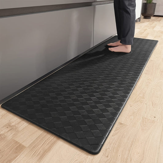 Cushioned Comfort Anti-Fatigue Kitchen Mat - Non-Slip Runner Rug for Safety 0